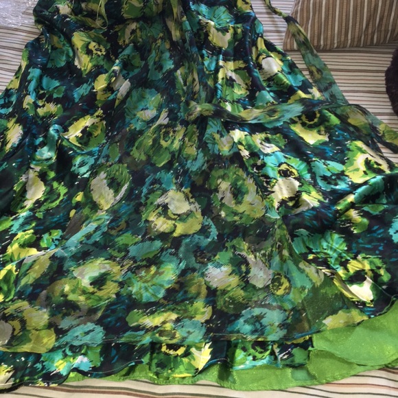 Formal, multicolor evening dress - Picture 4 of 6